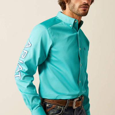 Ariat Mens Team Logo Twill Classic Fit Shirt