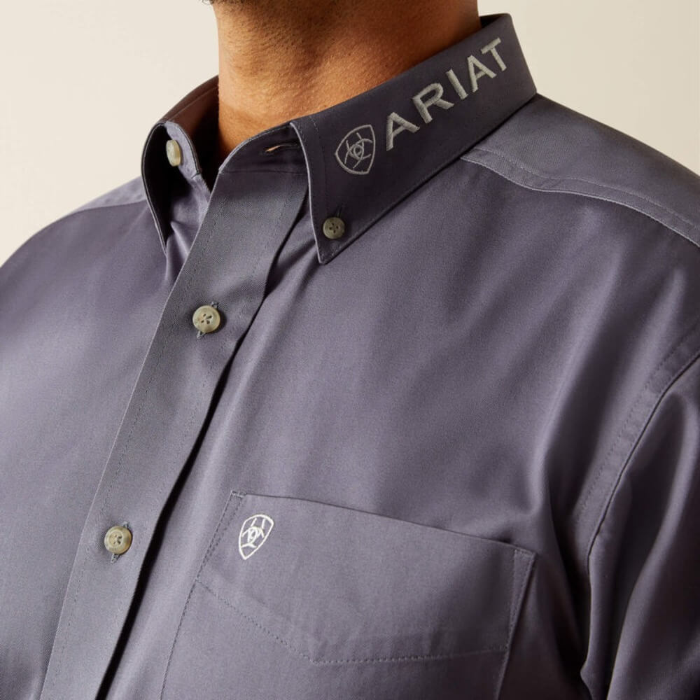 Ariat Mens Team Logo Twill Classic Fit Shirt