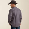 Ariat Mens Team Logo Twill Classic Fit Shirt Quiet Shade - 10037479