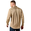 Ariat Mens Team Logo Twill Classic Fit Shirt Savannah Tan - 10079478
