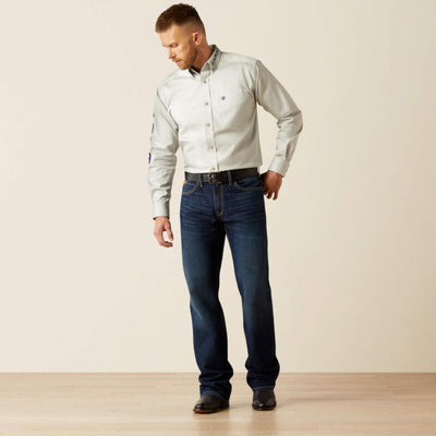 Ariat Mens Team Logo Twill Classic Fit Shirt