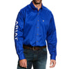 Ariat Mens Team Logo Twill Classic Shirt Ultramarine - 10017498