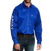 Ariat Mens Team Logo Twill Classic Shirt Ultramarine - 10017498