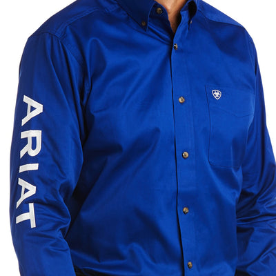 Ariat Mens Team Logo Twill Fitted Shirt 