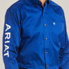 Ariat Mens Team Logo Twill Fitted Shirt Ultramarine - 10034232