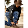 Ariat Mens Team Logo Twill Shirt Black - 10017497
