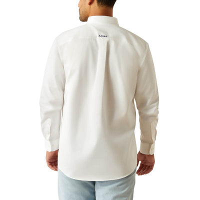 Ariat Mens Team Logo Twill Shirt White - 10059132