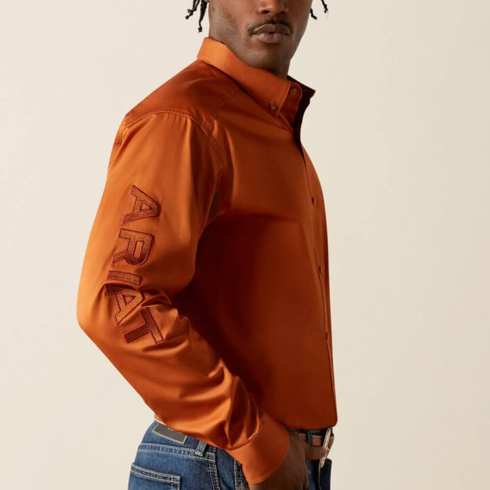 Ariat Mens Team Logo Twill Classic Fit Shirt