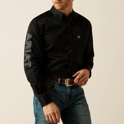 Ariat Mens Team Logo Twill Fitted Shirt
