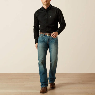 Ariat Mens Team Logo Twill Fitted Shirt