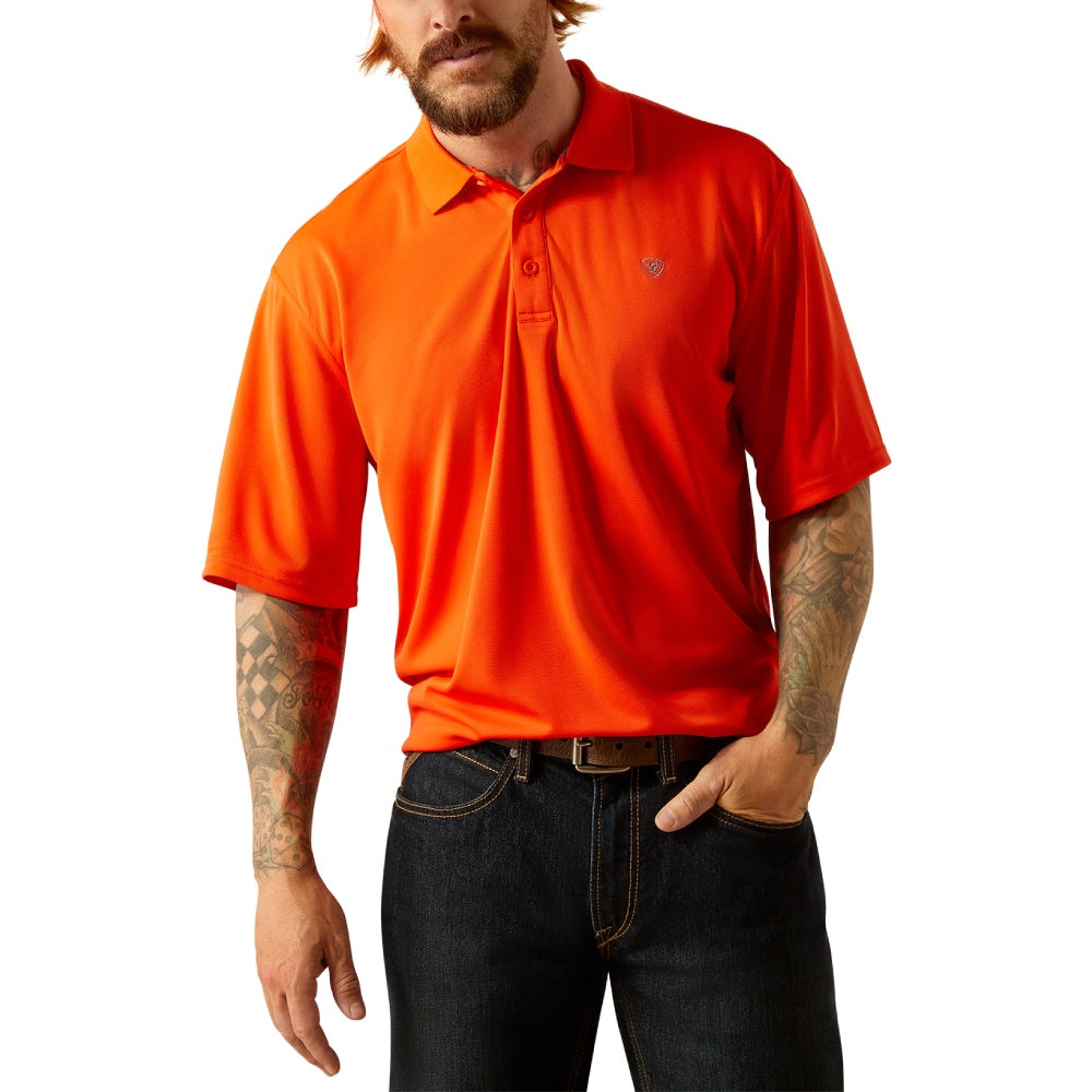 Ariat Mens Tek Short Sleeve Polo Shirt