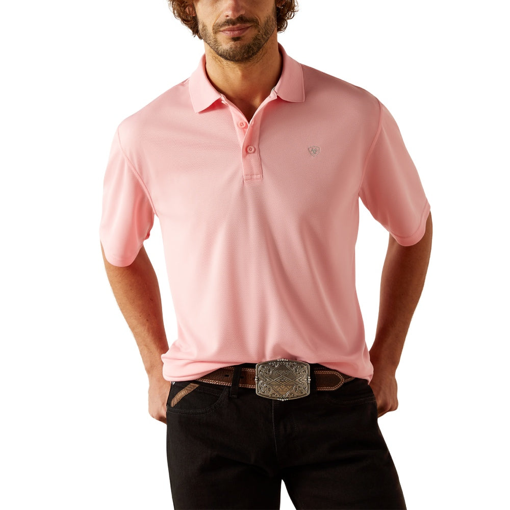 Ariat Mens Tek Short Sleeve Polo Shirt