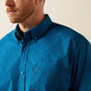 Ariat Mens Terrell Classic Fit Shirt Dark Teal - 10065771