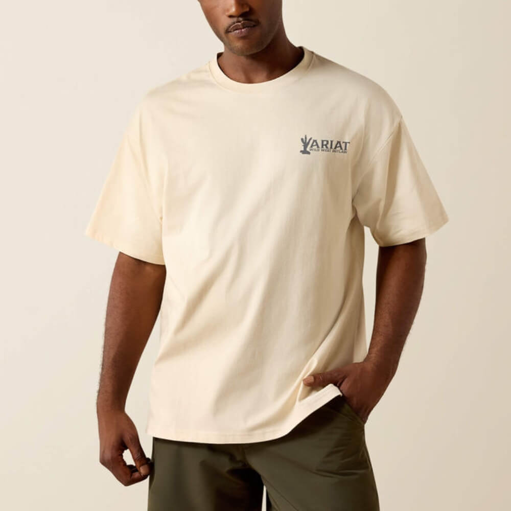 Ariat Mens The Wicked Boxy T-Shirt Sandshell - 10071647