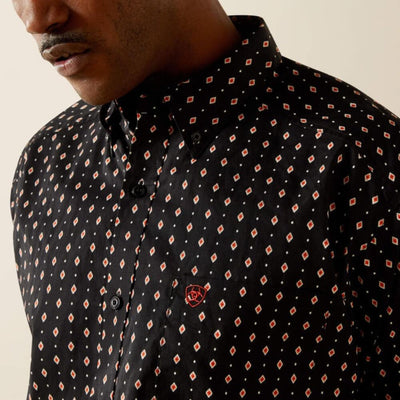 Ariat Mens Thorin Classic Fit Shirt Black - 10062182