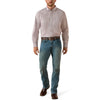 Ariat Mens Tiernan Geo Print Classic Fit Shirt White - 10071609