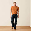 Ariat Mens Tobacco Tough T-Shirt Adobe - 10079568
