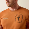Ariat Mens Tobacco Tough T-Shirt Adobe - 10079568