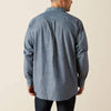 Ariat Mens Trent Classic Fit Shirt Chambray Blue - 10062184