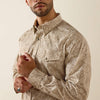 Ariat Mens Trevon Snap Shirt Roasted Cashew Paisley Print - 10071032