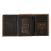 Ariat Mens Tri-fold Wallet Brown - A35621282