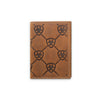 Ariat Mens Trifold Genuine Leather Wallet Medium Brown - A3565744