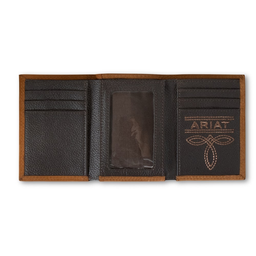 Ariat Mens Trifold Style Wallet