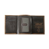 Ariat Mens Trifold Style Wallet Brown - A3564902