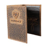 Ariat Mens Trifold Style Wallet Brown - A3564902