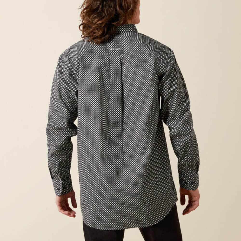 Ariat Mens Troy Fitted Shirt Black - 10065848