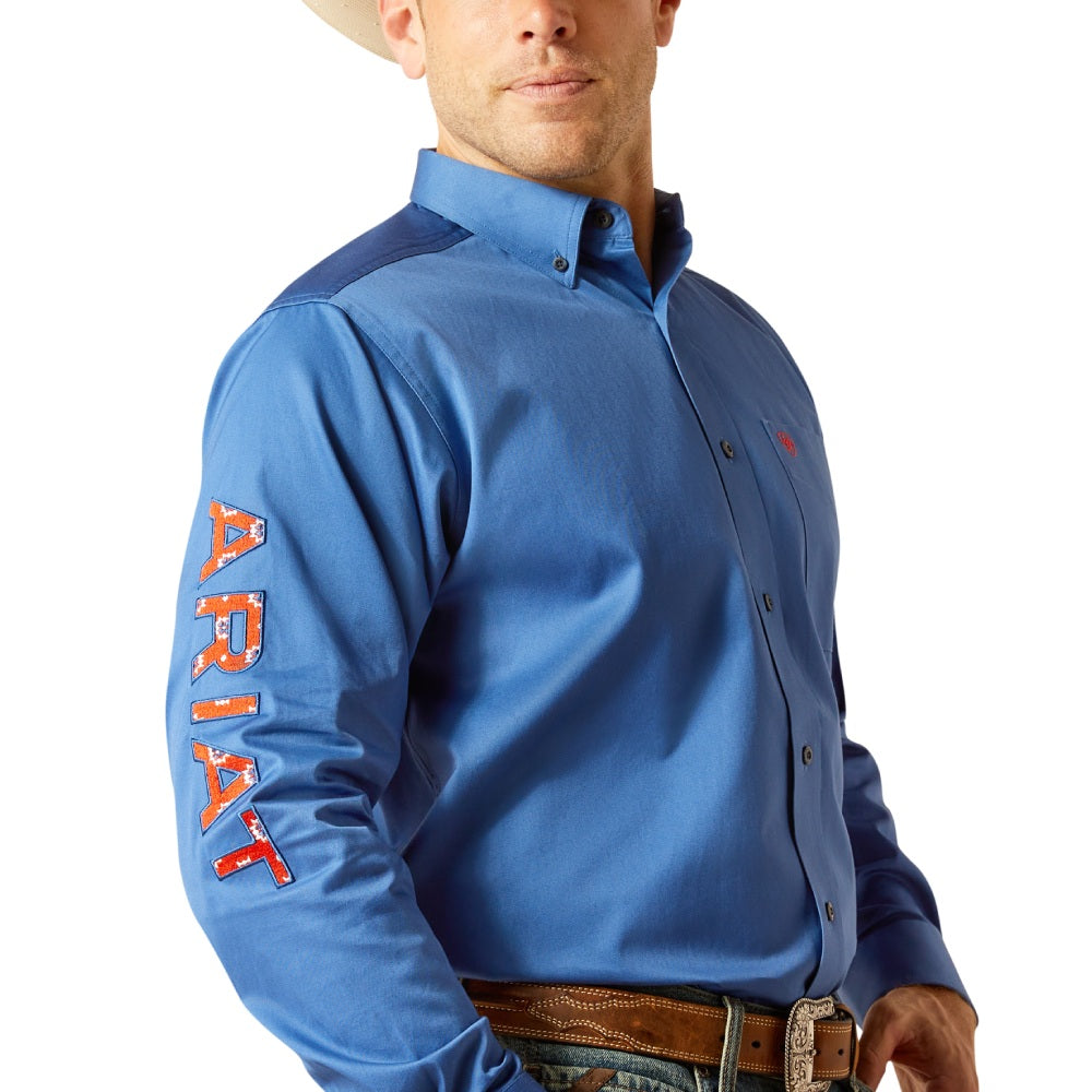 Ariat Mens Team Logo Classic Fit Shirt