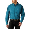 Ariat Mens Tyce Classic Fit Shirt Dark Teal - 10065768