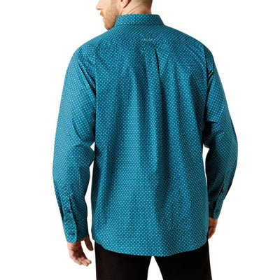 Ariat Mens Tyce Classic Fit Shirt Dark Teal - 10065768