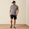 Ariat Mens USA Pat Badge T-Shirt Athletic Heather - 10080246