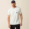 Ariat Mens USA Simple Seal T-Shirt Glacier - 10080249