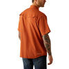 Ariat Mens VentTEK Classic Orange Shirt