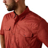 Ariat Mens VentTEK Fitted Shirt Chili Oil - 10073421