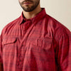 Ariat Mens VentTEK Outbound Classic Fit Shirt Rhubarb Red - 10073429