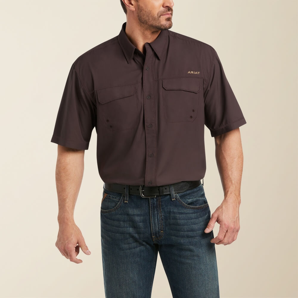 Ariat Mens VentTEK Outbound Shirt Brown - 10035441