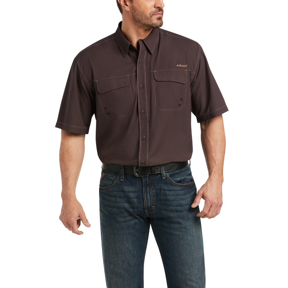 Ariat Mens VentTEK Outbound Shirt Brown - 10035441