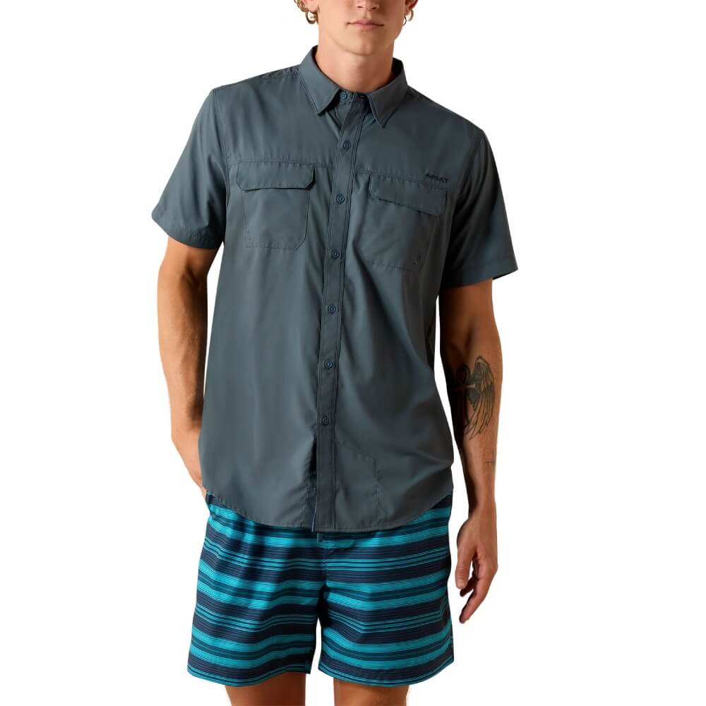 Ariat Mens VentTEK Outbound Shirt Dark Slate - 10071761