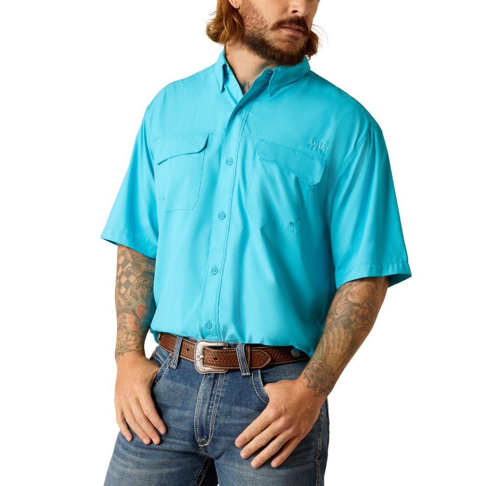 Ariat Mens VentTEK Turquoise Shirt