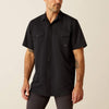 Ariat Mens VentTEK Western Fitted Snap Shirt Black - 10054477