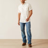 Ariat Mens VentTEK Western Fitted Snap Shirt White - 10054478