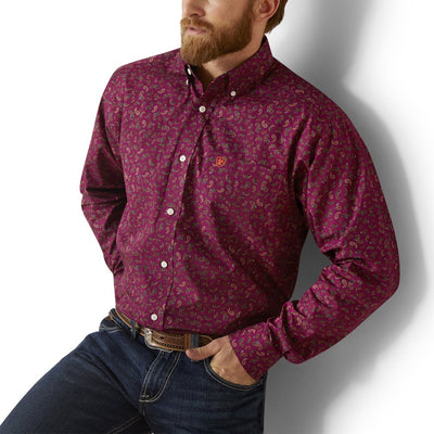 Ariat Mens Vernell Paisley Print Shirt