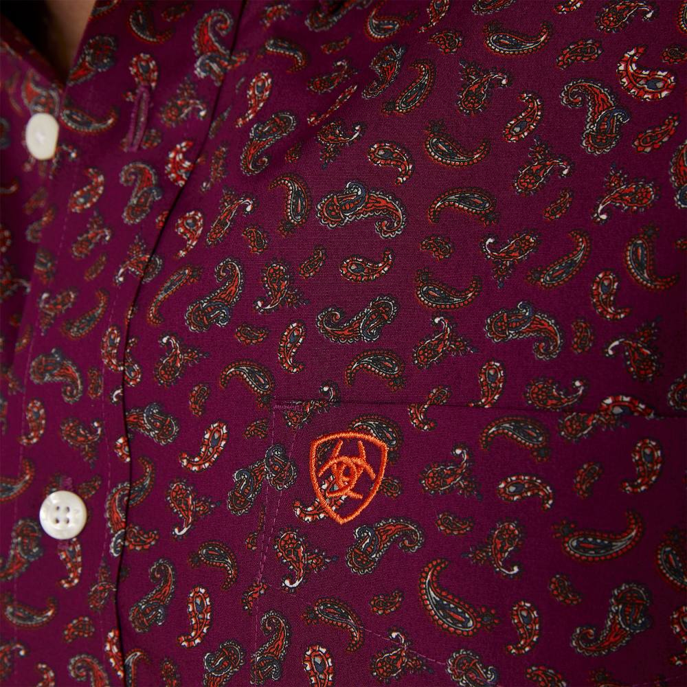 Ariat Mens Vernell Paisley Print Shirt