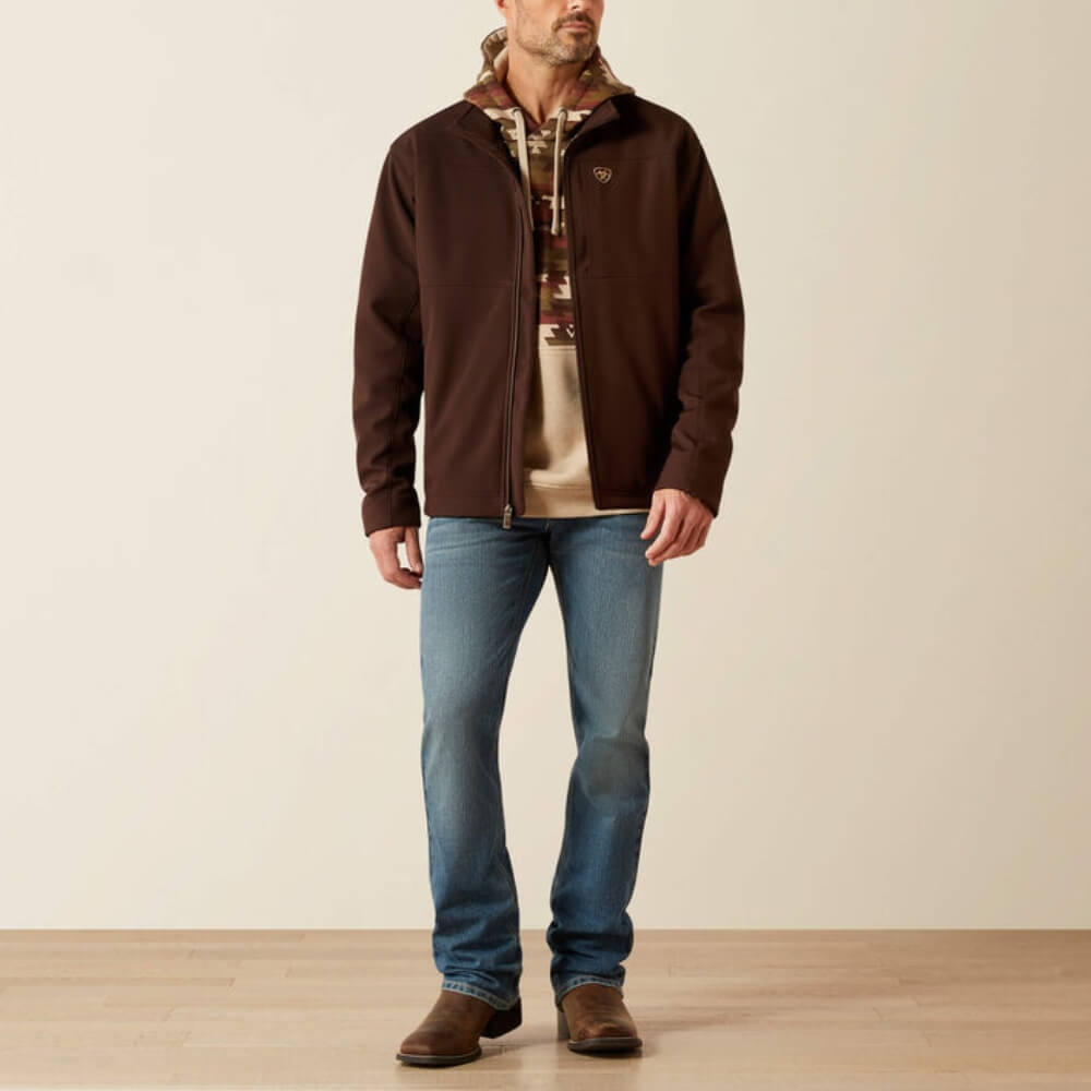 Ariat Mens Vernon Softshell Jacket Coffee Bean - 10062597
