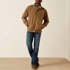 Ariat Mens Vernon Softshell Jacket Khaki Southwest - 10062599