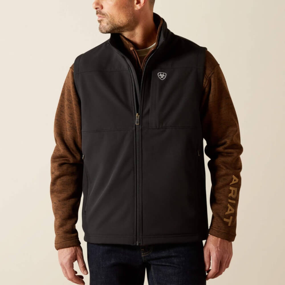 Ariat Mens Vernon Softshell Vest Black - 10062600