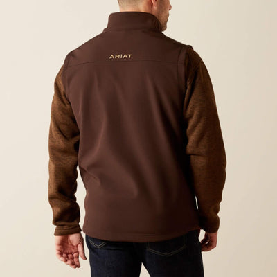 Ariat Mens Vernon Softshell Vest Coffee Bean - 10062601